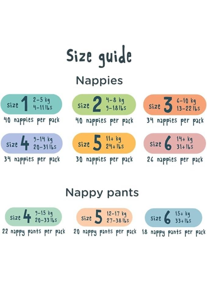 KIT & KIN Eco Friendly Premium Baby Diapers | Leak Protection Hypoallergenic Diaper Size 5 for Skin Protection Vegan Baby Diapers (Size 5 (pack of 10), Taped Diapers) - Image 3