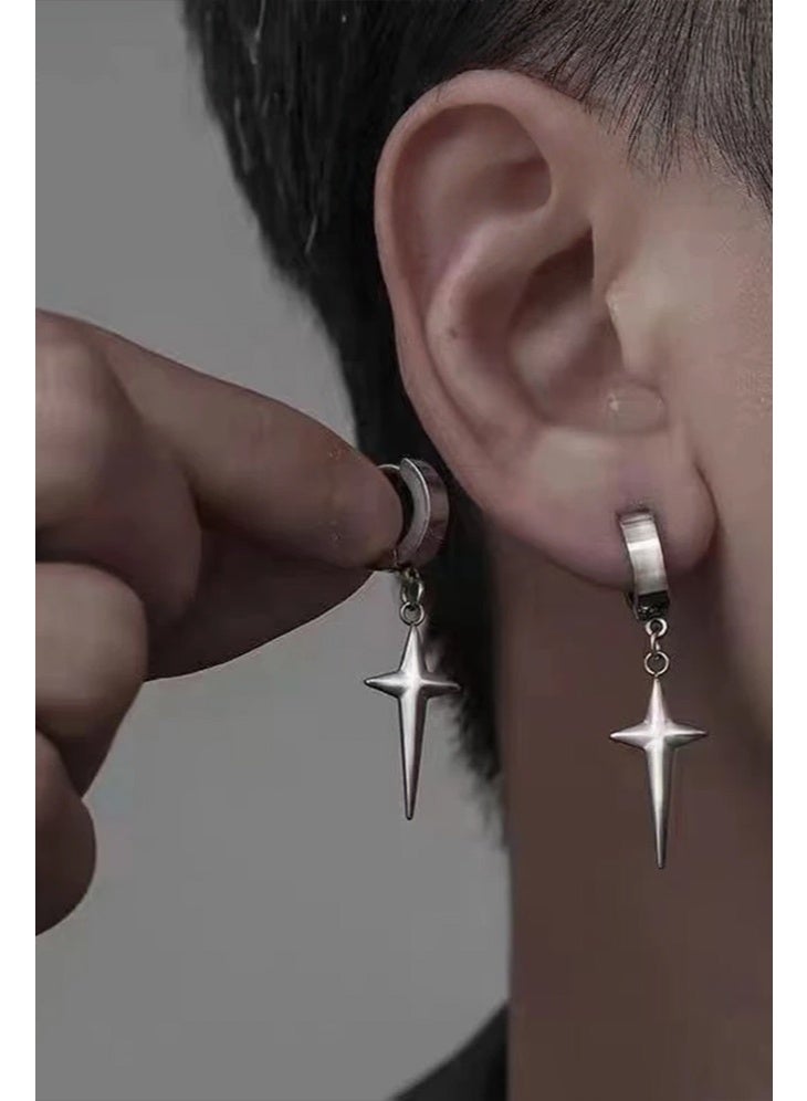 PORSTOO Unisex Hypoallergenic Clip-On Ear Cuffs - No Piercing Required - Image 1