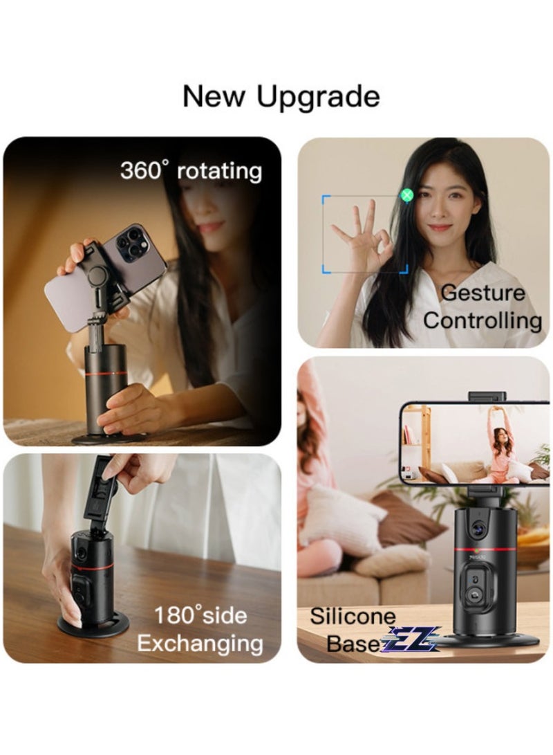 ELTRAZONE Auto Face Tracking Tripod 360 Removable Design With Remote Controller Selfie Stick Holder - Image 2