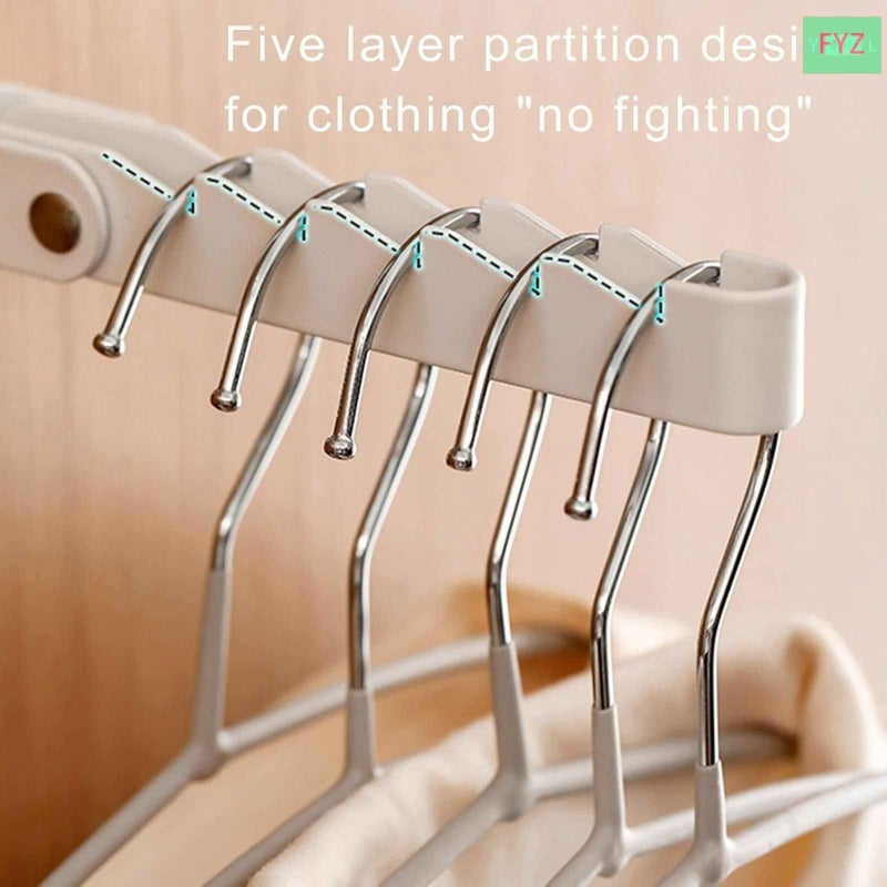 No-Drill Over-Door Clothes Hook, Foldable Storage Hanger - Image 5