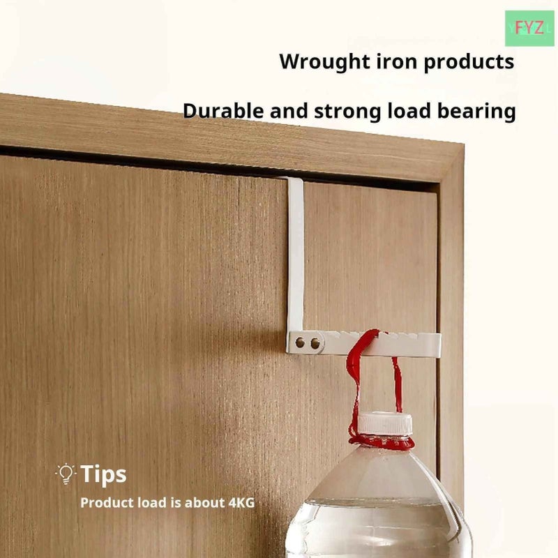 No-Drill Over-Door Clothes Hook, Foldable Storage Hanger - Image 2