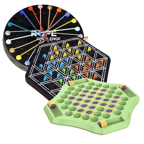 Satpurush Combo Pack of 3 – Flipping Chess, Triangular Chess & Rope Challenge. Educational Indoor Games for Kids 7–14 (SAT-GAMEPACK) - Image 1
