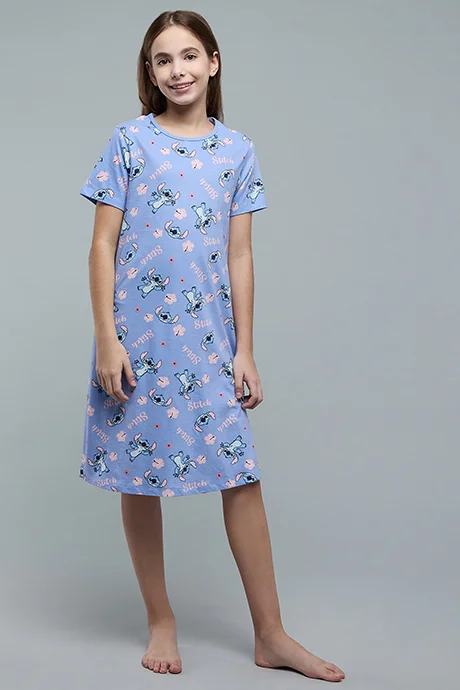 أر أند بي 2 Pack Stitch Print Nightdresses