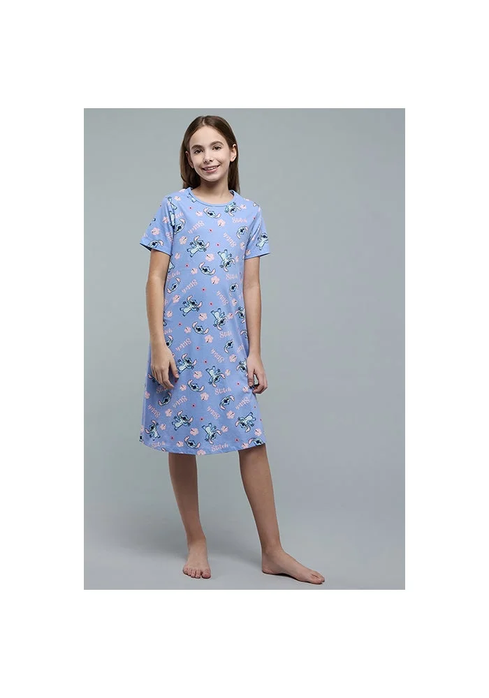R&b 2 Pack Stitch Print Nightdresses