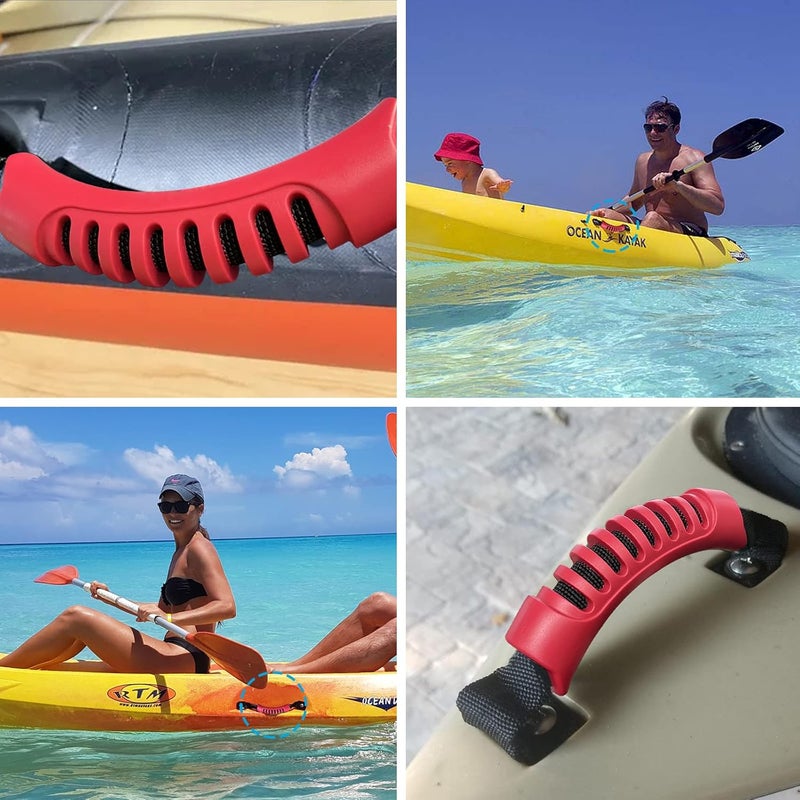 CLIO 4 Pack Kayak Carry Handles for Ocean Perception Water Outdoor Sport Canoe Boat Kayak with Screws - Image 5