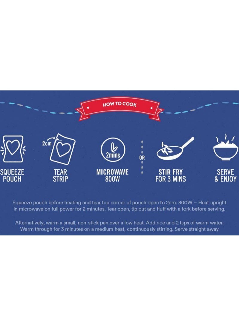 Tilda Ready To Eat Coconut Basmati Rice 250g - Image 3