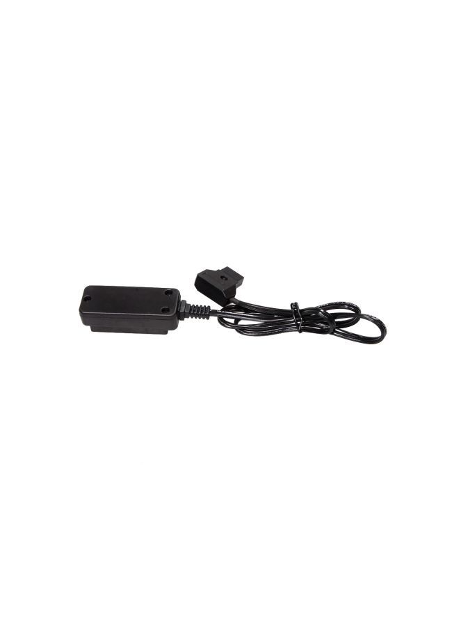 NIBEMINENT Male D-Tap B Type Power Tap To 4 Female P-Tap Hub Adapter Black  - Image 3