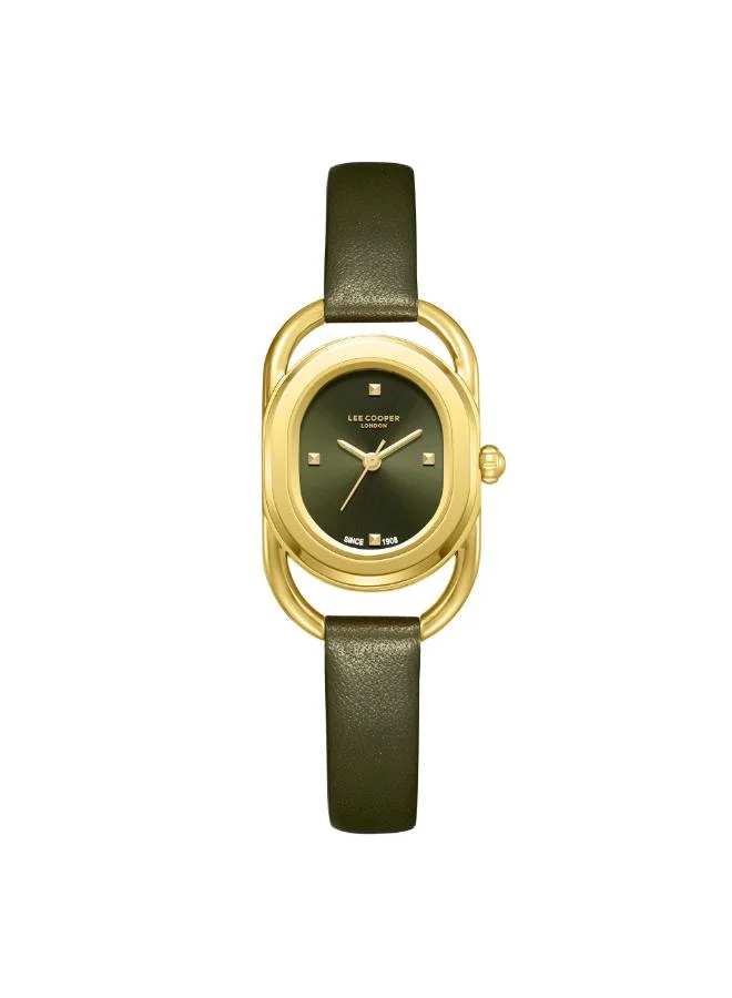 Lee Cooper Women's Leather Analog Watch LC08055.177 - 24X39 mm