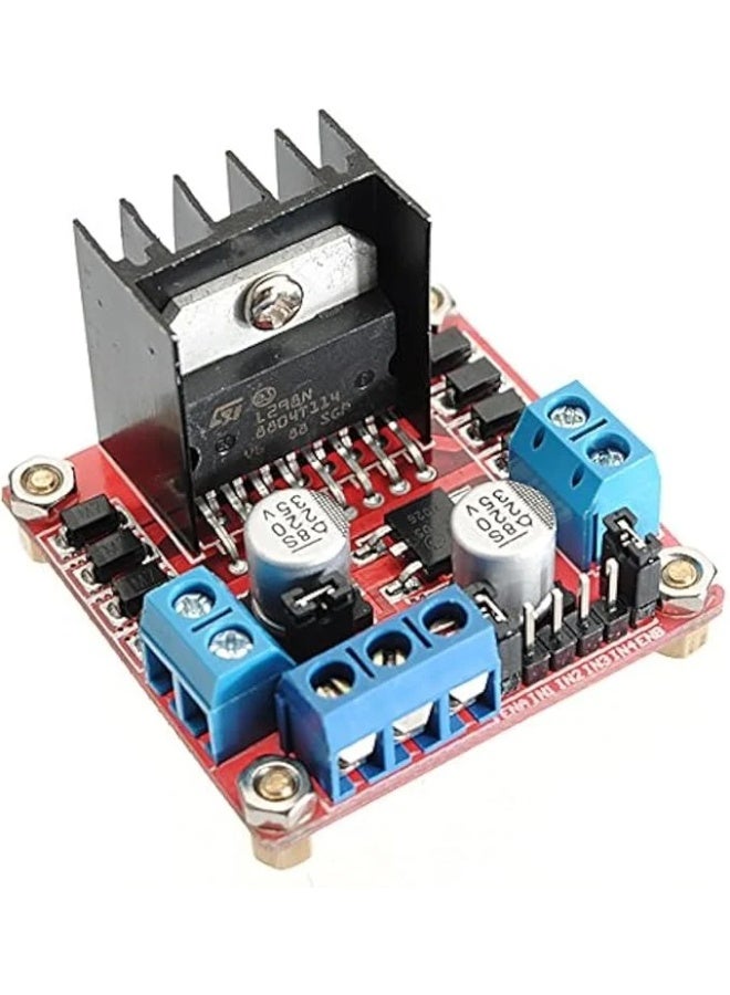 Dual H Bridge Dc Stepper Motor Controller L298N Module For Arduino - Due And Raspberry Pic Multicolour