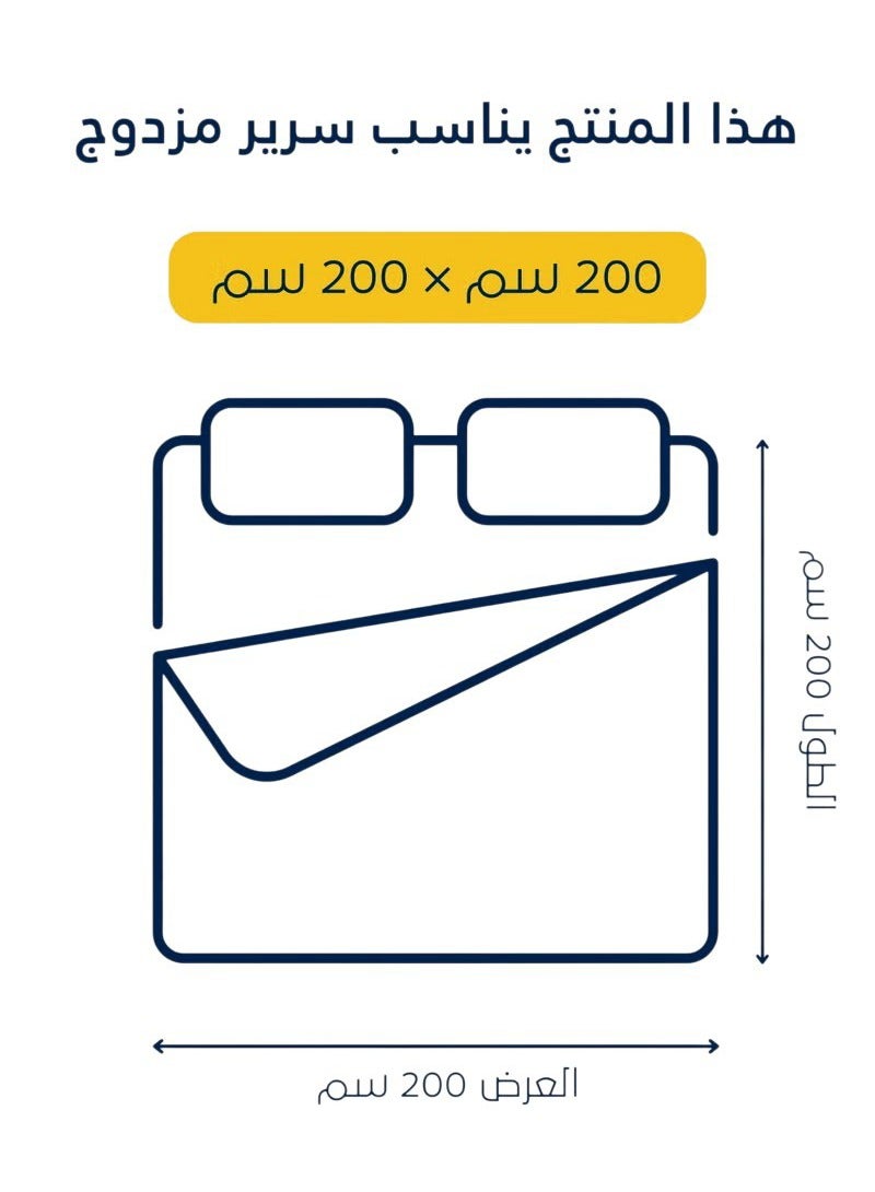 إينفينيتي مفرش سرير نفرين 6 قطع – لحاف ناعم مع شرشف مغاط وتلبيسات مخدات لتجديد غرفة النوم - Image 4