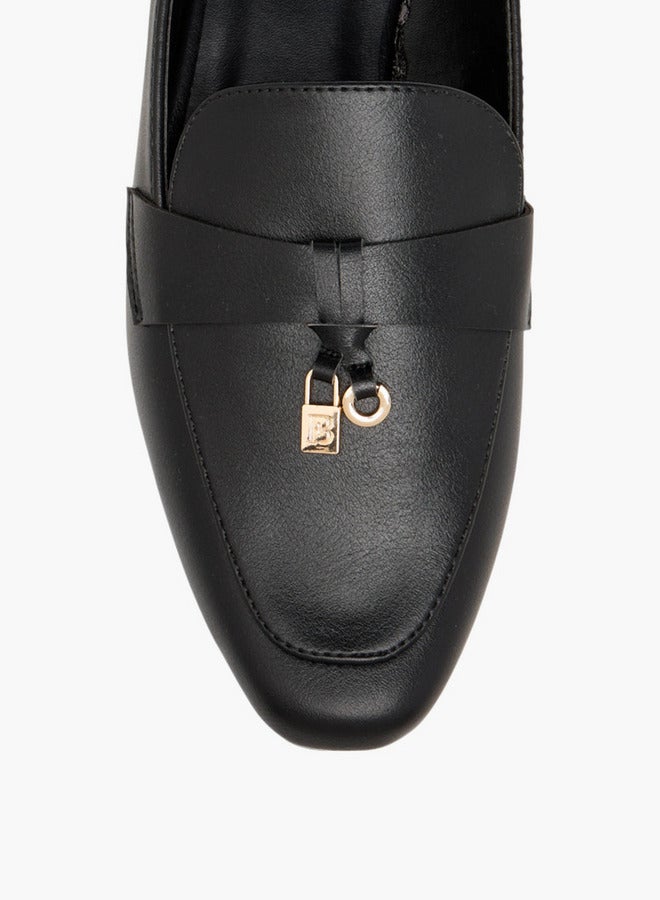 Flora Bella By Shoexpress Metal Accent Slip-On Loafers - Image 4