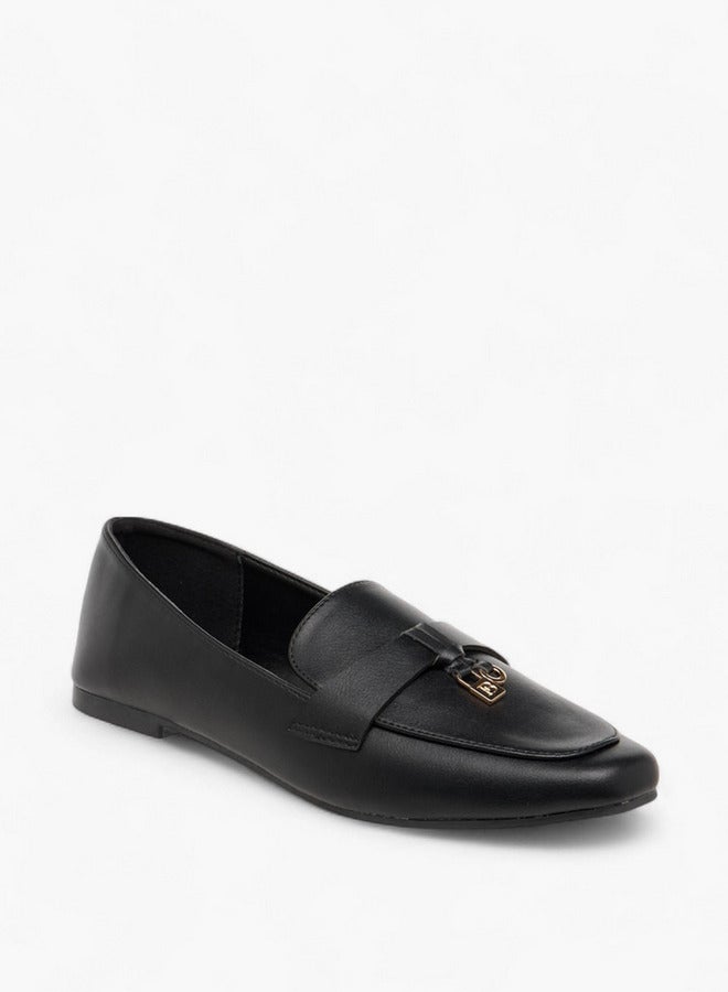 Flora Bella By Shoexpress Metal Accent Slip-On Loafers - Image 2