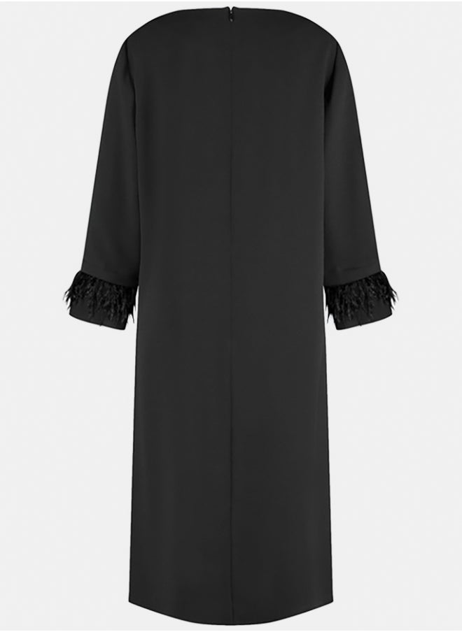 GERRY WEBER Dress With A Decorative Sleeve Hem  - Image 5