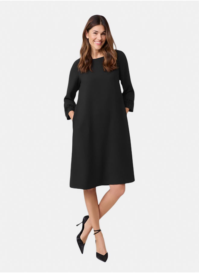 GERRY WEBER Dress With A Decorative Sleeve Hem  - Image 1