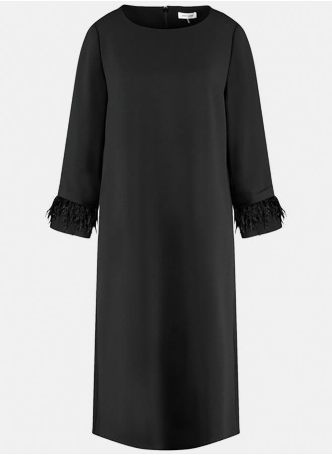 GERRY WEBER Dress With A Decorative Sleeve Hem  - Image 4