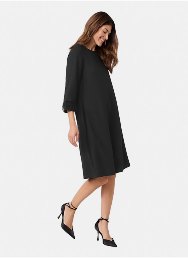 GERRY WEBER Dress With A Decorative Sleeve Hem  - Image 2