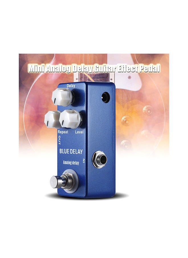 NIBEMINENT Blue Delay Mini Analog Guitar Pedal Effect  - Image 2