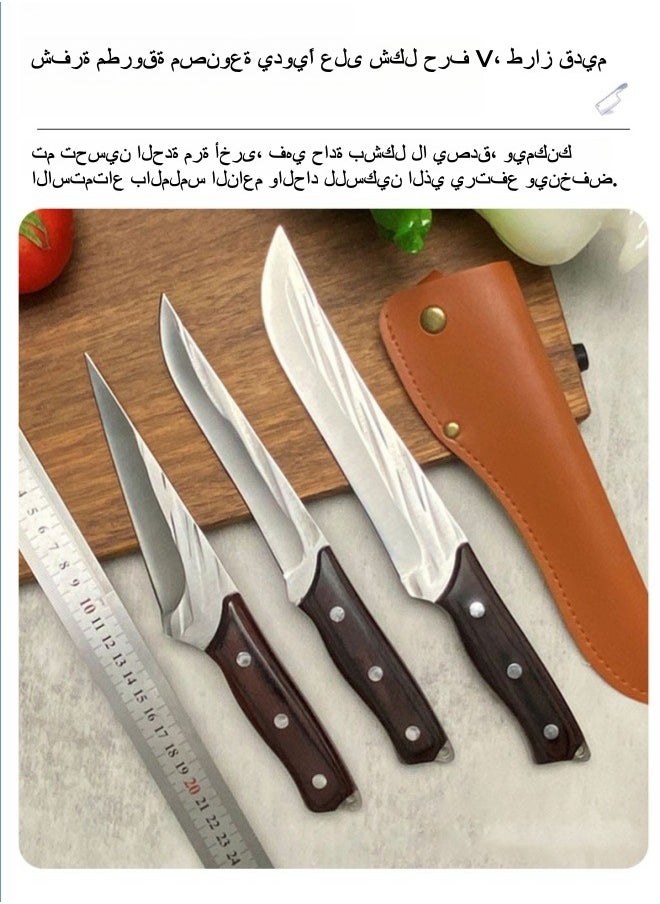 Browning - Stainless Steel Forged Boning Knife Butcher Knife Chef Knife Slaughter Cattle and Sheep Meat Cutting Knife - Image 1