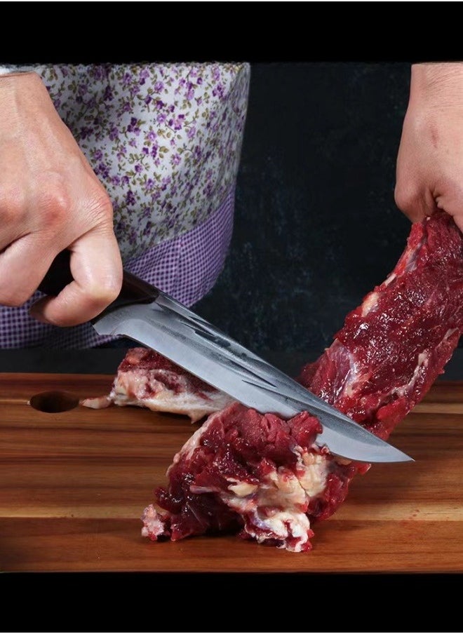 Browning - Stainless Steel Forged Boning Knife Butcher Knife Chef Knife Slaughter Cattle and Sheep Meat Cutting Knife - Image 1