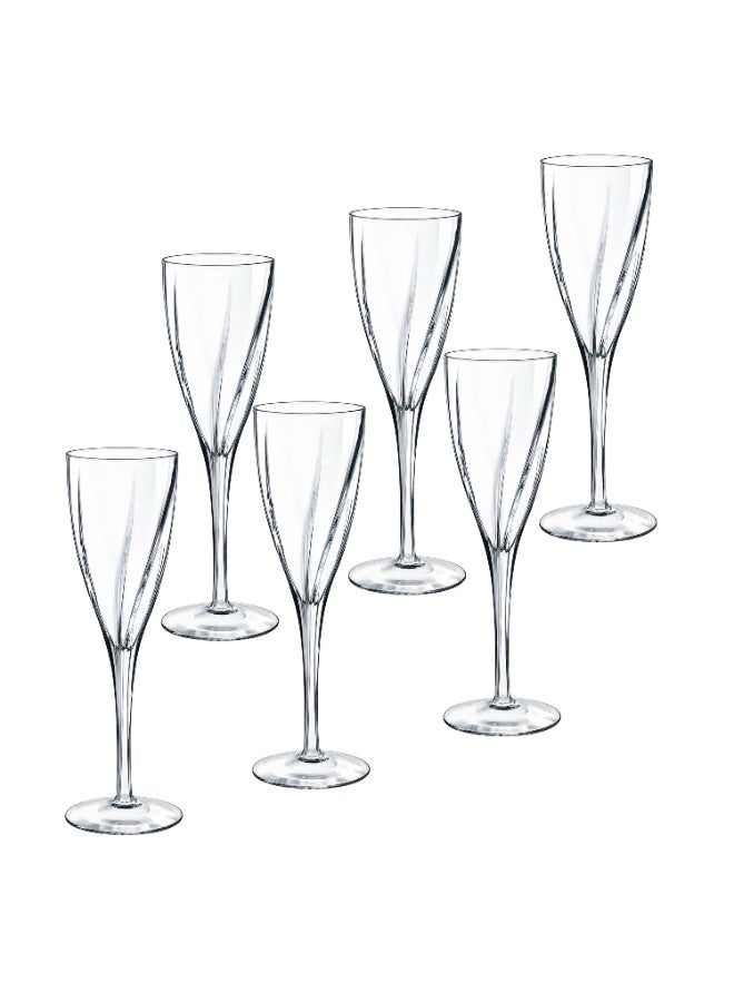 RCR 🥂✨ Luxury French Crystal Juice Glass Set, 6 Pieces – Elegant Modern Design, 25cm Height 🇫🇷 - Image 3