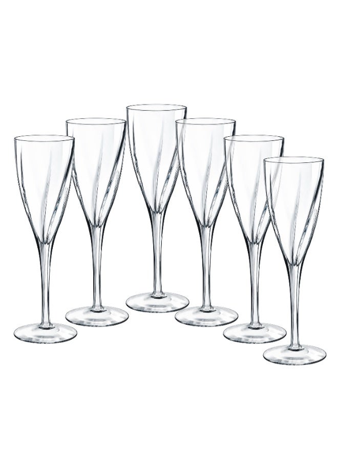 RCR 🥂✨ Luxury French Crystal Juice Glass Set, 6 Pieces – Elegant Modern Design, 25cm Height 🇫🇷 - Image 4