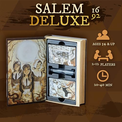 Facade Games Salem 1692 Deluxe Edition Board Game Witch Hunt Game for Friends and Family A Game of Cards Strategy Deceit and Luck for 412 Players - Image 5