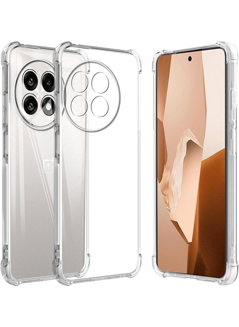 Case for OnePlus 13R 5G Case Cover Soft Clear TPU Case Lightweight Shock Protective Cover with Camera Protection Designed for 1 + 13R 5G - Image 1