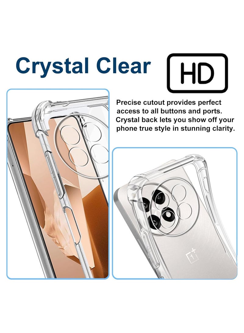 Case for OnePlus 13R 5G Case Cover Soft Clear TPU Case Lightweight Shock Protective Cover with Camera Protection Designed for 1 + 13R 5G - Image 2