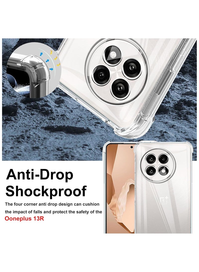 Case for OnePlus 13R 5G Case Cover Soft Clear TPU Case Lightweight Shock Protective Cover with Camera Protection Designed for 1 + 13R 5G - Image 5