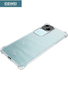 IDEWEI VIVO V30 Case, Designed for VIVO V30 5G Case, Vivo V30 Cover with Four Corner Anti-Fall Airbags, Slim Flexible TPU Rubber Soft Silicone Back Cover for VIVO V30 5G (Clear)  - Image 5
