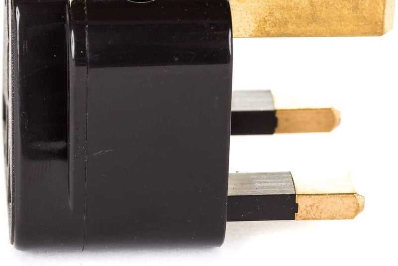 RV India to UK UAE Hong Kong More Type G Travel Adapter Plug 4 Pack Black Color  - Image 4