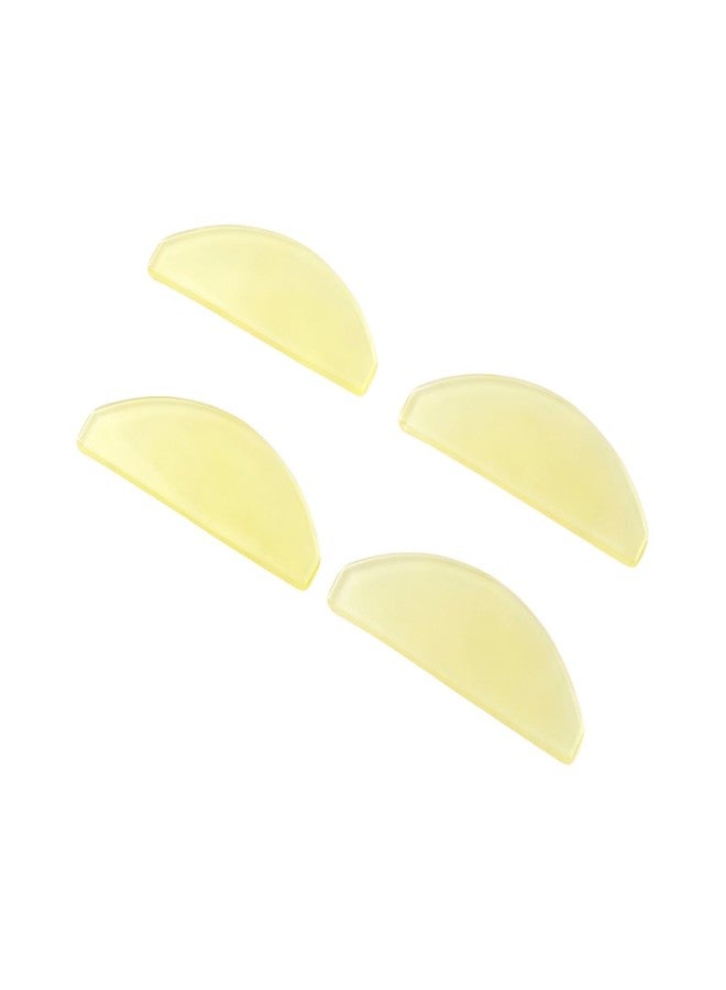 CZMZHFC Lash Lift Shields – Washable and Reusable Korean Super Sticky Flat Pads for Eyelash Perm, No.1 Lash Lift Softening Shields for Women Beauty, Pink (2 Pairs Yellow) - Image 1