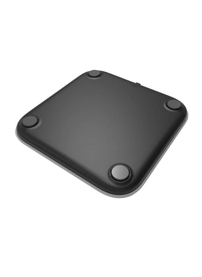 I Carer - Smart Scale – 19 Body Parameters, Heart Rate Monitoring, and AI-Powered Health Insights – Multi-User Management and Goal Setting – Black - Image 1