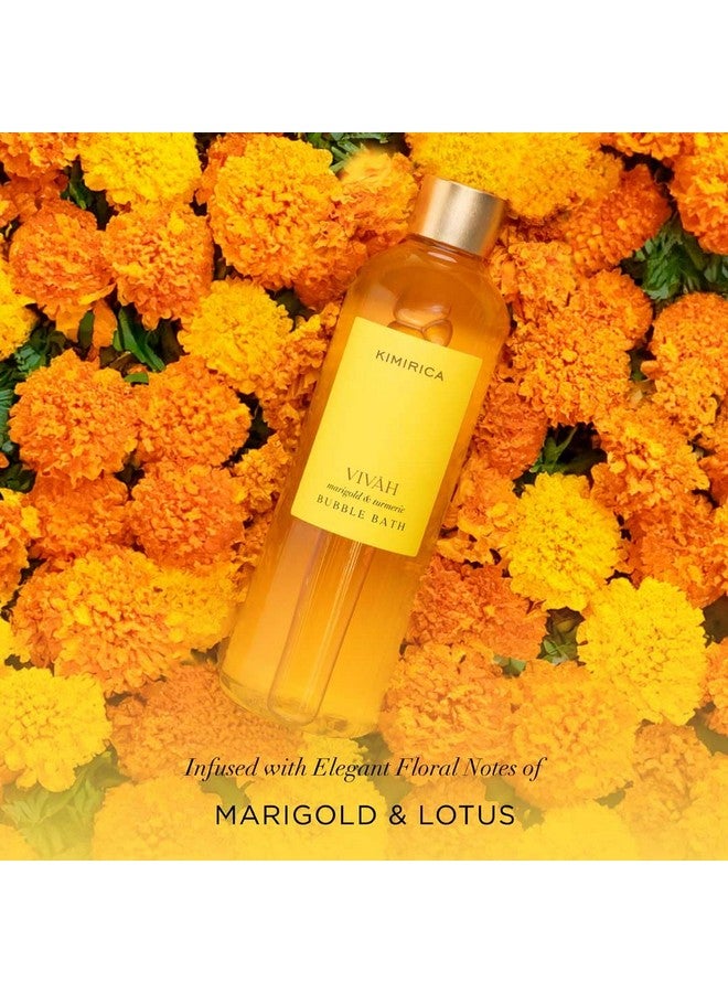 Kimirica Vivah Bubble Bath Bottle With Goodness Of Aloe Vera Extract, Marigold Extract, Turmeric Extract, Vitamin E, Pro-Vitamin B5, 250ml - Image 3