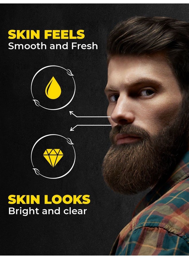 BEARDO - Ultraglow Face Wash For Men, 100Ml | Aloe Vera Facewash That Enhances & Balances Skin Tone | Glowing & Radiant Cleanser For Face With Menthol & White Lily - Image 1