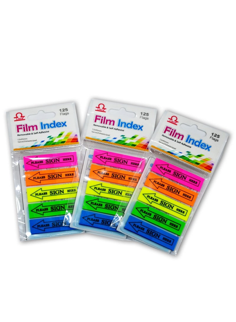Libra Imprinted (Sign Here) Removable & Self-Adhesive Film Index - Image 2