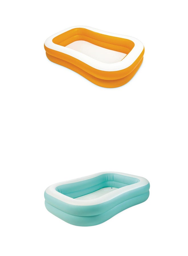 INTEX Mandarin Swim Center Family Pool 229x152x48cm Ages 5+ 229x152x48cm - Image 1