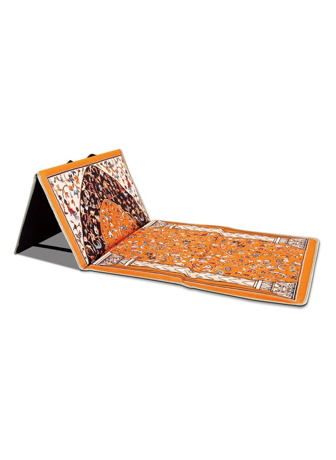 AL SANIDI Prayer Mat with Chair Trips Chair Orang Size110*55*34 Cm  - Image 1
