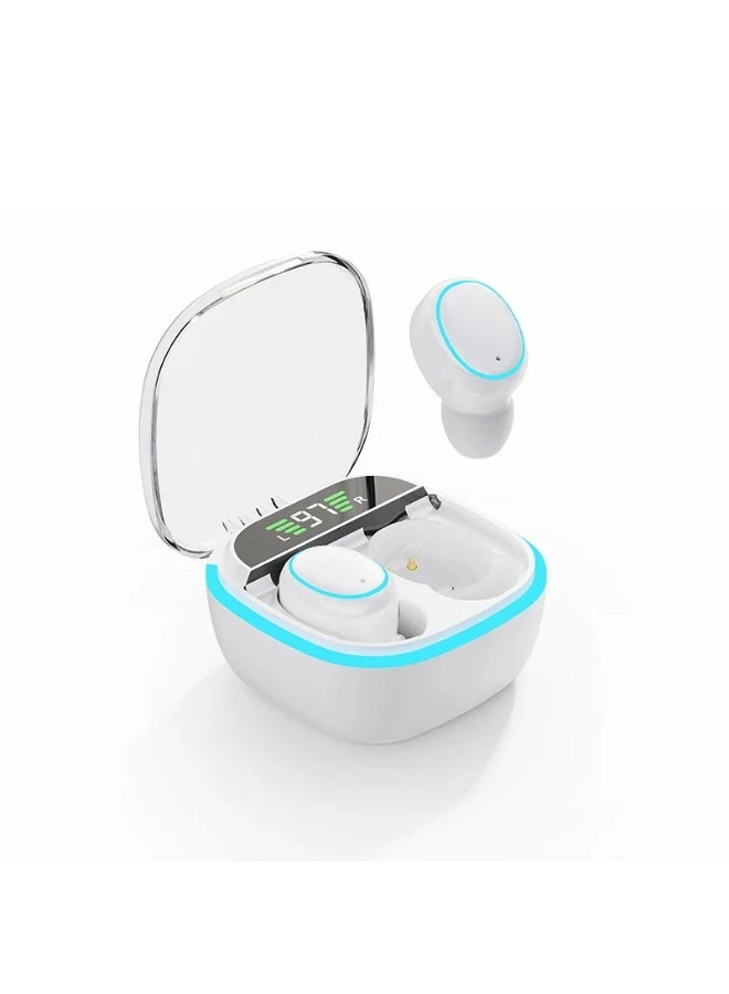 Bluetooth Wireless Earphones In-Ear Long-Lasting Long-Wearing Pain-Free Mini  White  Color - Image 1