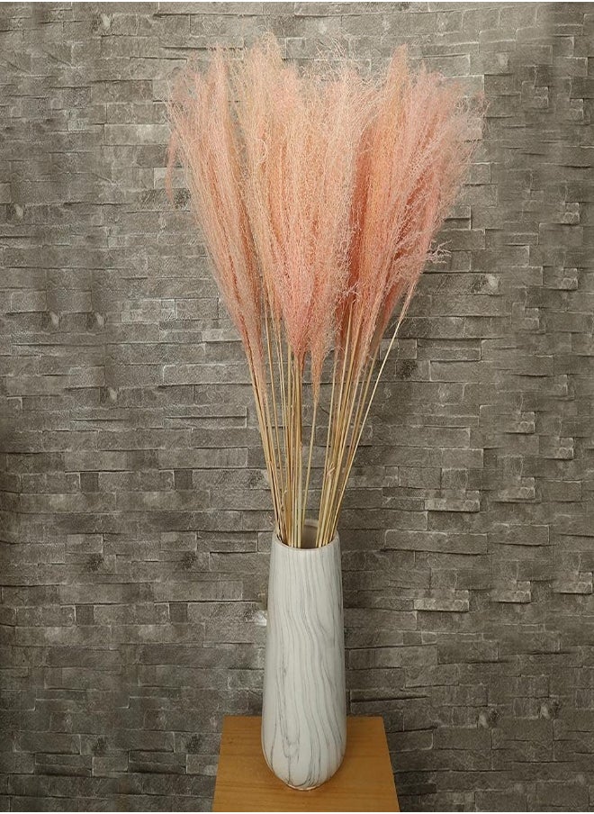 Yatai - Artificial Dried Pampas Grass Flowers 4-Piece Reed Sticks Spray Fake Flower For Decoration Wholesale Dried Feather Grass Bouquet Vase(White-4-Piece) - Image 1