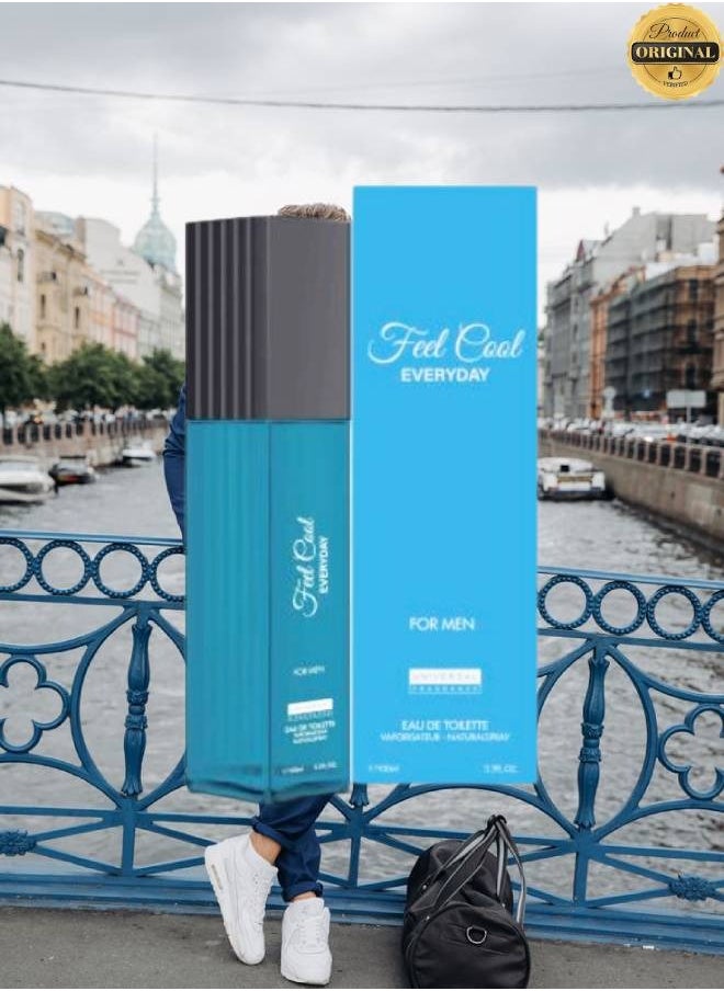 Uf 8 Pieces Feel Cool For Men Perfume EDT 100ML  - Image 2