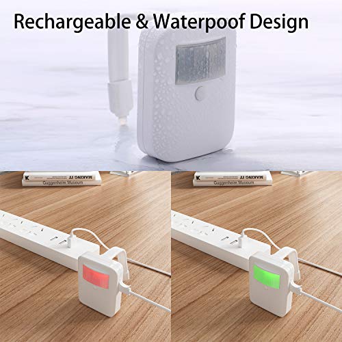 Chunace Rechargeable Toilet Night Light with Motion Activated Sensor, 16 Colors LED Nightlight Inside Bowl, Cool Stuff for Bathroom Decor Accessories, Unique & Funny Gadgets for Men/Kids Birthday Gift 2025 - Image 5