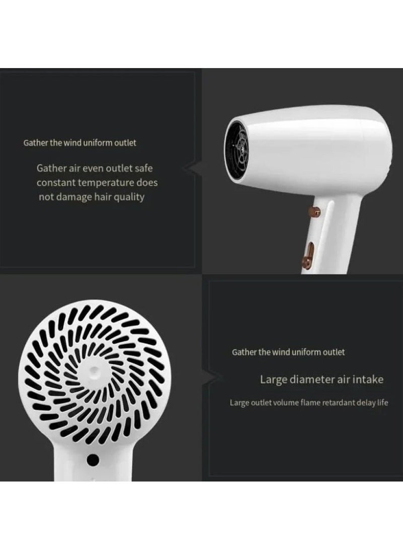 PRIMO PLUS Professional Wall-Mounted Hair Dryer: Compact, Lightweight, and Powerful 1200 W - No Drilling Required! Hot & Cold Settings, Automatic Shut-off, Moisture-Lock Technology, Quiet Operation - Image 4