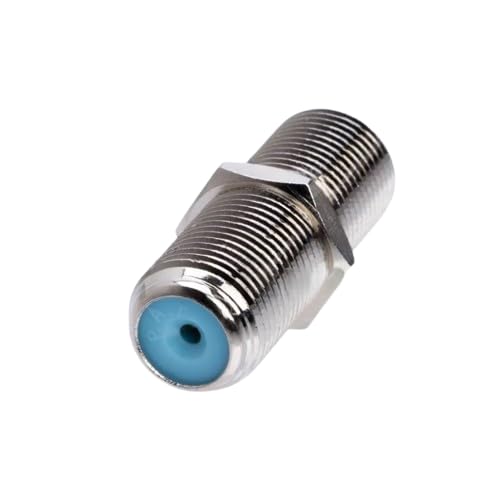 SATMAXIMUM F81 F-Type Coaxial Coupler, 3GHz Barrel Connector for RG6, RG59 & RG11, Nickel-Plated Coax Cable Extender for TV, Internet, Satellite & MoCA (10 PCS) - Image 3