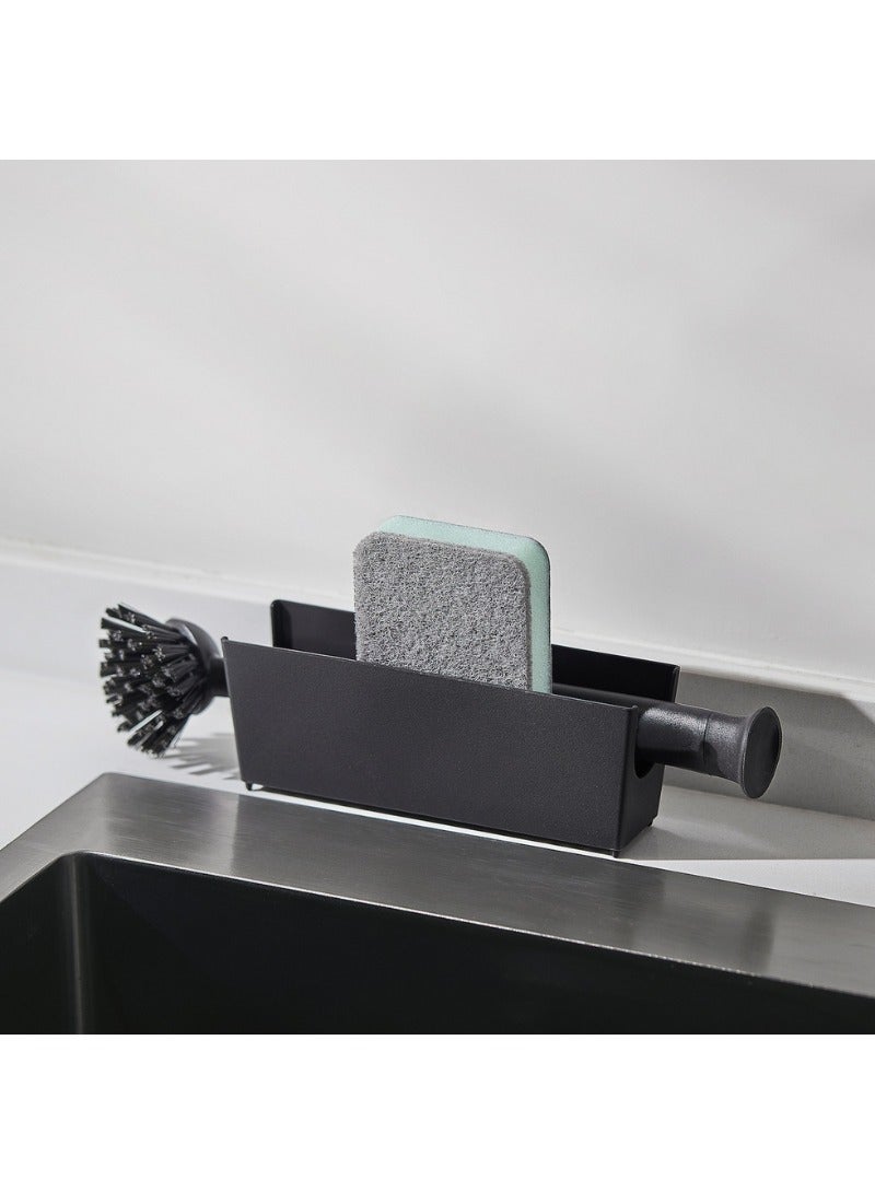 RINNIG Sink Container – Black | Suction Cup Organizer - Image 4