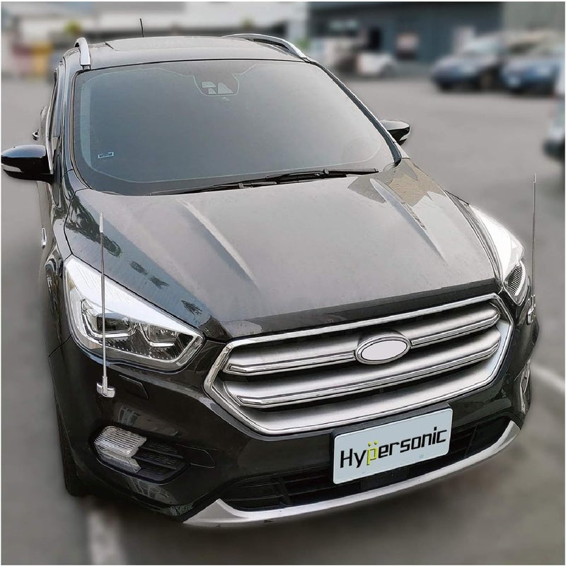 Hypersonic 2-Pack Car Bumper Corner Antenna Pole Adjust Driving Parking Marker Protector for Green Hand in Driving Fit Universal Car - Image 2