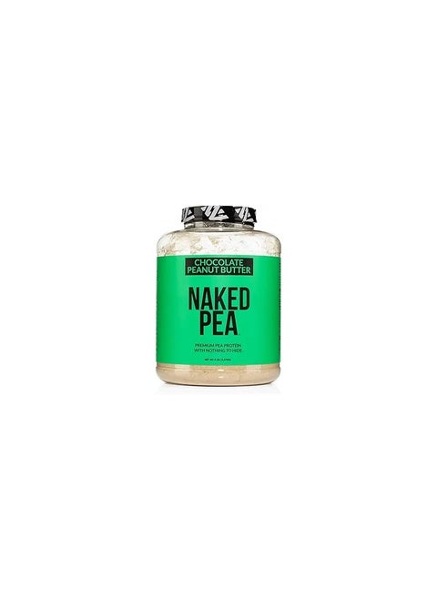 Pea - Chocolate Peanut Butter Protein Organic Cocoa, Organic Coconut Sugar - No GMO, No Soy, and Gluten Free, - 52 Servings