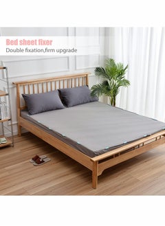 Y&D Bed Sheet Clip Fasteners Holder Non- Slip Elastic Mattress Corner Clips for Full Size (24pcs, White)  - Image 2
