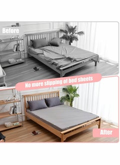 Y&D Bed Sheet Clip Fasteners Holder Non- Slip Elastic Mattress Corner Clips for Full Size (24pcs, White)  - Image 4