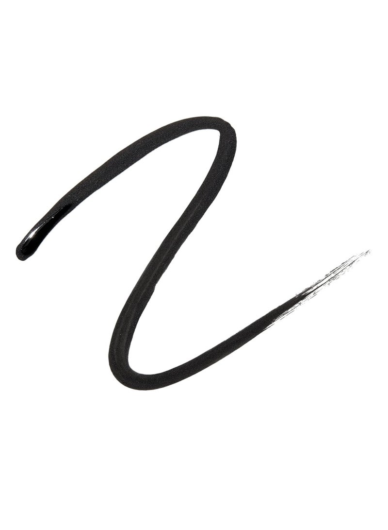 إلف محدد عيون سائل غير لامع ذو صبغة عالية باللون الأسود النفاث، فرشاة فائقة النعومة، تركيبة مقاومة للتلطخ سهلة الانزلاق - Image 3